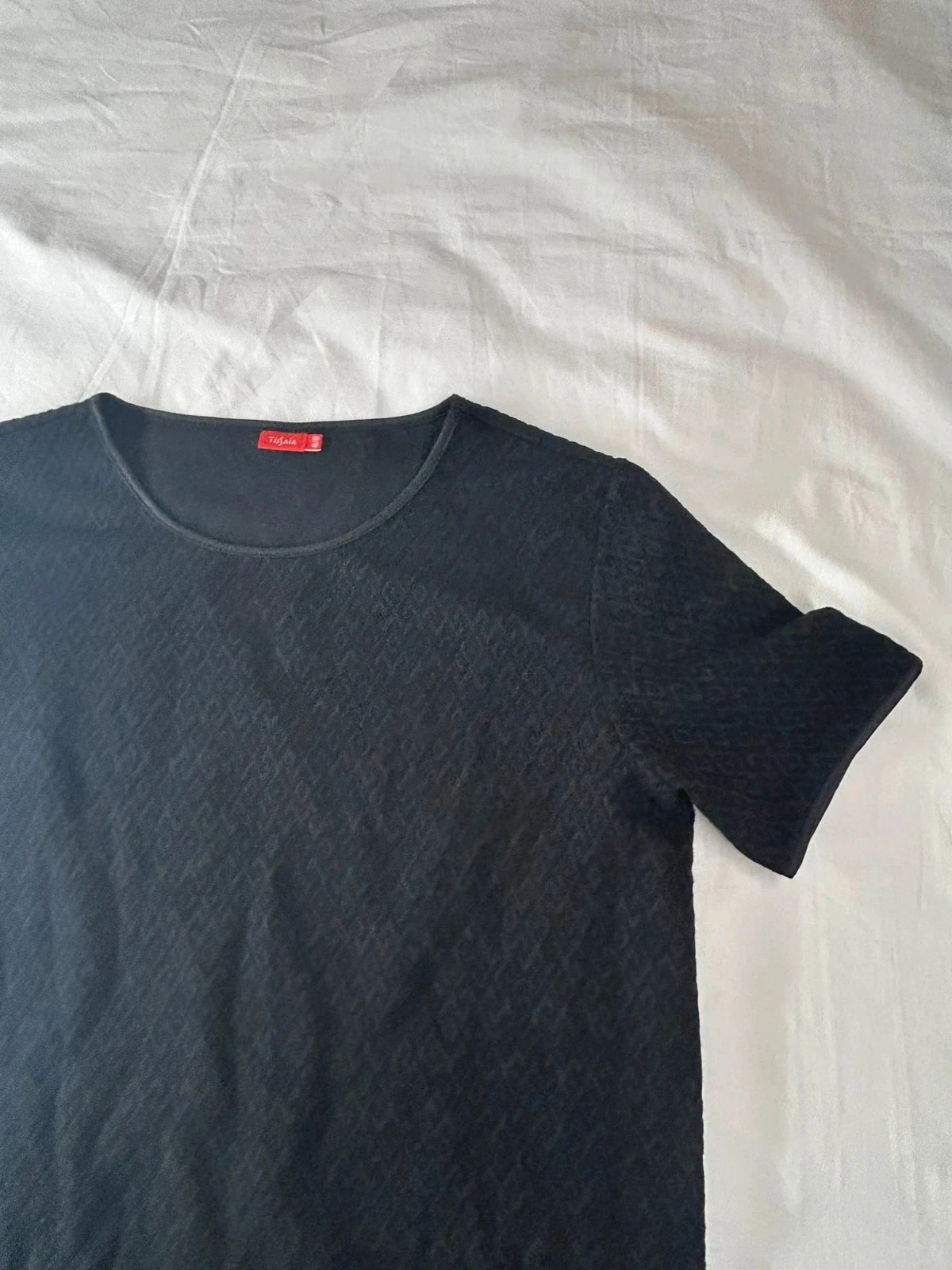 Suéter longo preto tissaia – photo 3